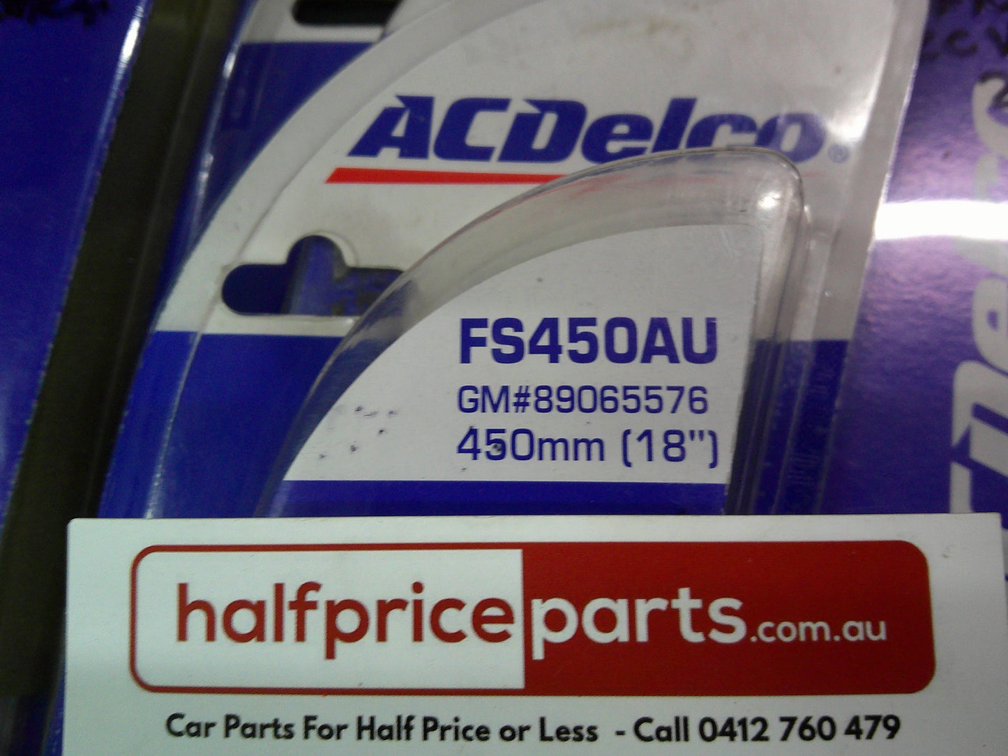 AC Delco 450mm/18" Multi Fit Genuine Wiper Replacement Suits Abarth/Alfa Romeo/Audi/BMW/Rodeo/Vectra New Part