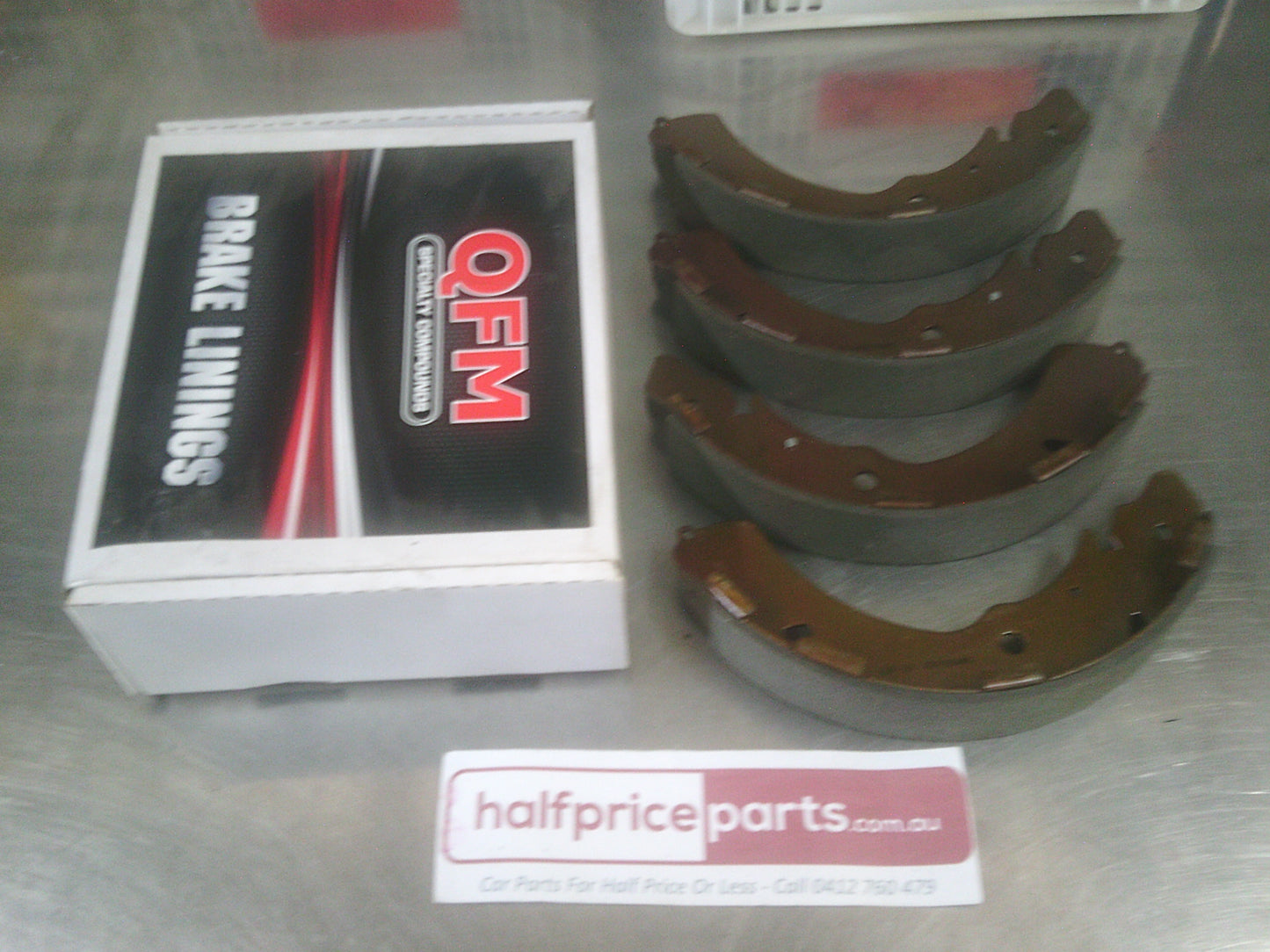 QFM Rear Brake Shoe Set Suits Holden/Mitsubishi/Isuzu New Part