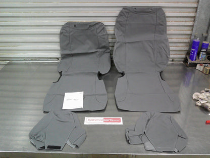 Toyota Land Cruiser 300 Series Genuine Canvas Front Seat Covers New Part
