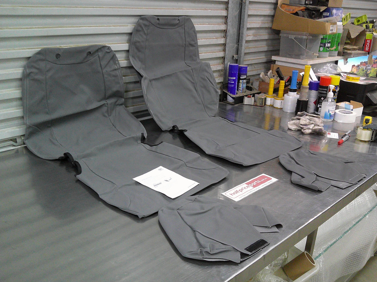 Toyota Land Cruiser 300 Series Genuine Canvas Front Seat Covers New Part