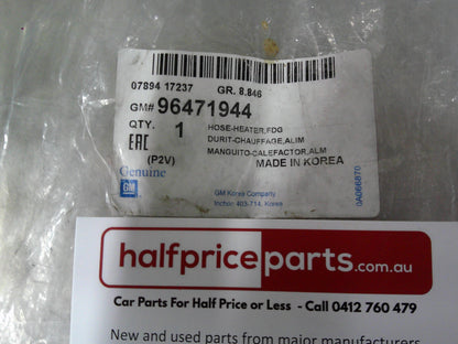 Holden Epica Genuine Heater Hose New Part