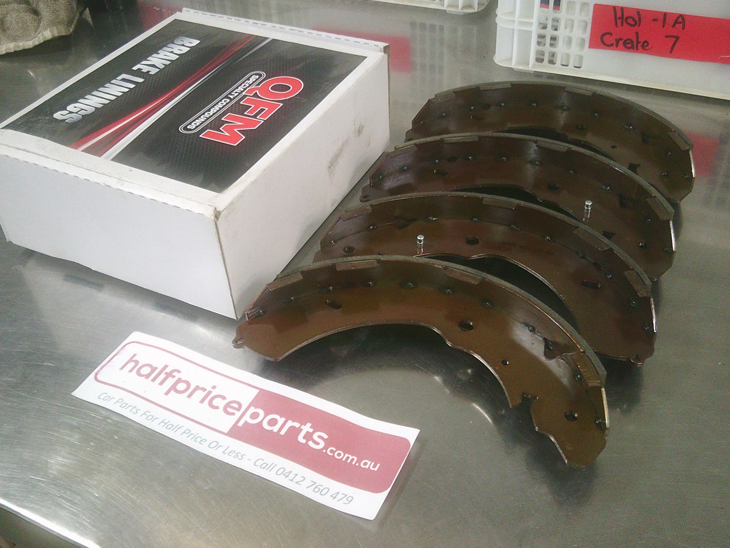 QFM Rear Brake Shoe Set Suits Holden/Mitsubishi/Isuzu New Part