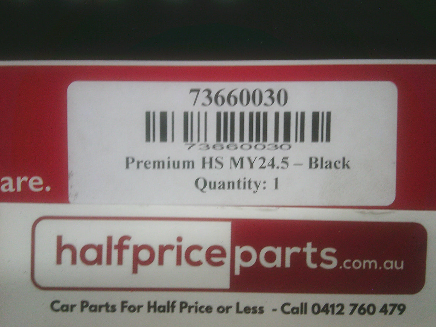 MG HS Genuine Black Dash Mat New Part