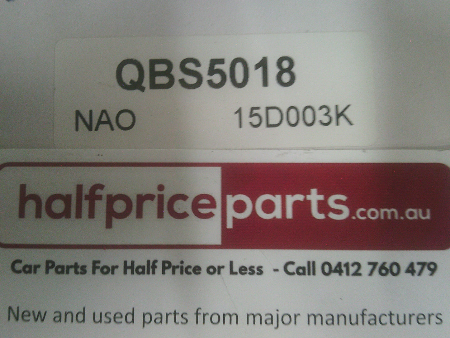 QFM Rear Brake Shoe Set Suits Holden/Mitsubishi/Isuzu New Part