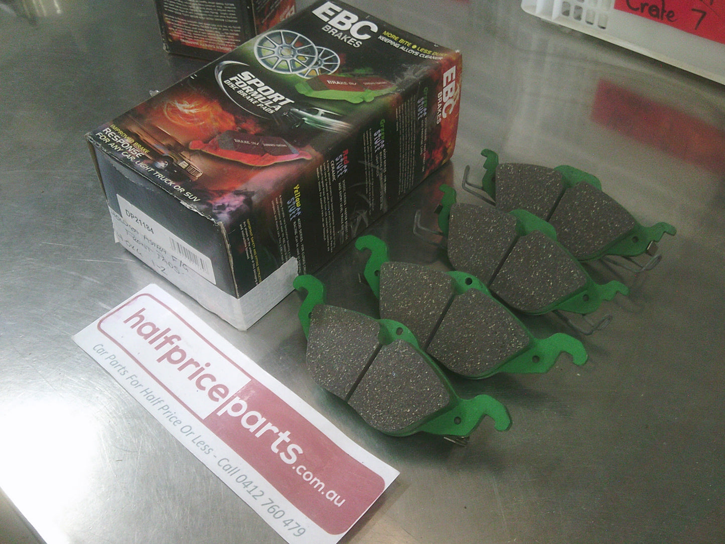 EBC Greenstuff Front Disc Brake Pad Set Suits Holden Astra  New Part