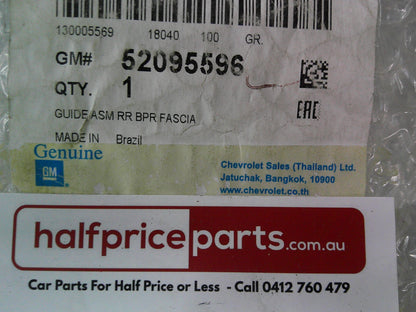 Holden RG7 Colorado Genuine Rear Center Bumper Bar Reinforcement New Part
