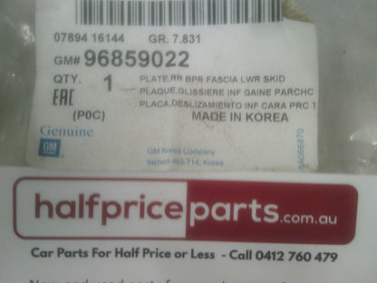 Holden Captiva L7L Genuine Rear Lower Bumper Skid Plate New Part