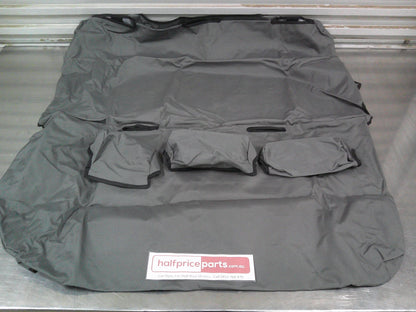 Truckie's 2nd Row Canvas Bench Seat Cover Suits Toyota Hilux With Head Rest New Part