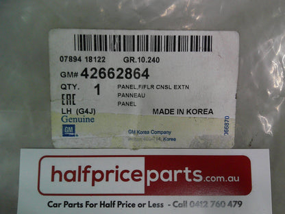 Holden BL Astra Genuine Front Floor Console Extension Trim Panel New Part