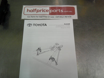 Toyota Kluger Genuine Load Distribution Hitch 2000kg New Part