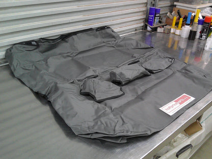 Truckie's 2nd Row Canvas Bench Seat Cover Suits Toyota Hilux With Head Rest New Part