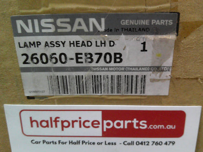 Nissan Navara D40 (Thai) Genuine Front Left Hand Head Light Assembly New Part
