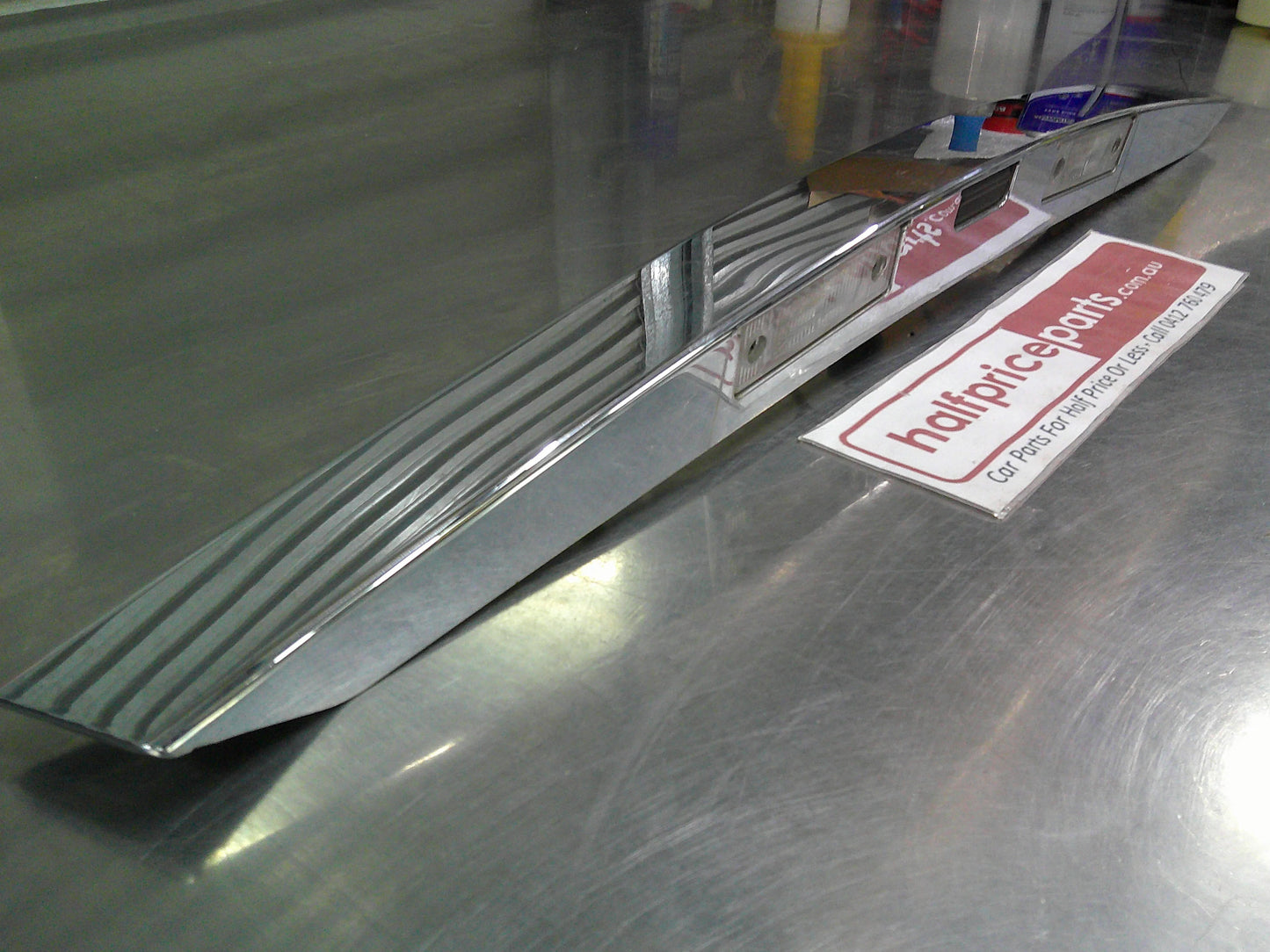 Holden JH Cruze Sedan Series II Genuine Chrome Rear Boot Lid Garnish Used Part VGC