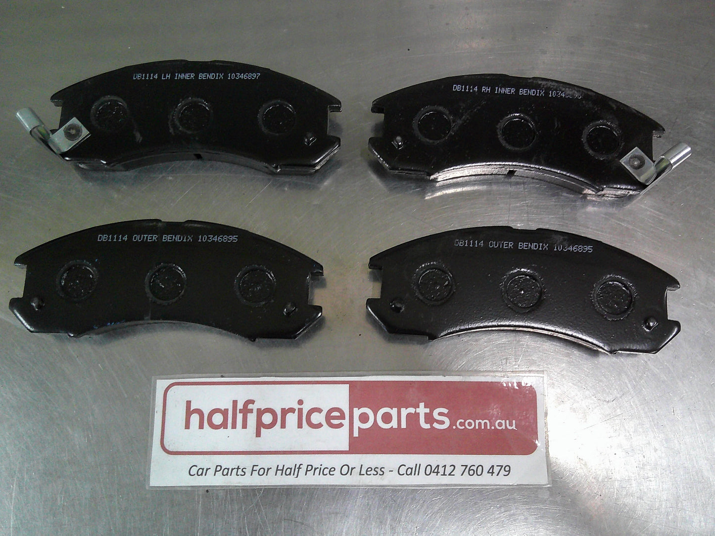 Bendix/QFM Front Brake Pad Set Suits Ford Telstra//Mazda 626/MX-6 New Part