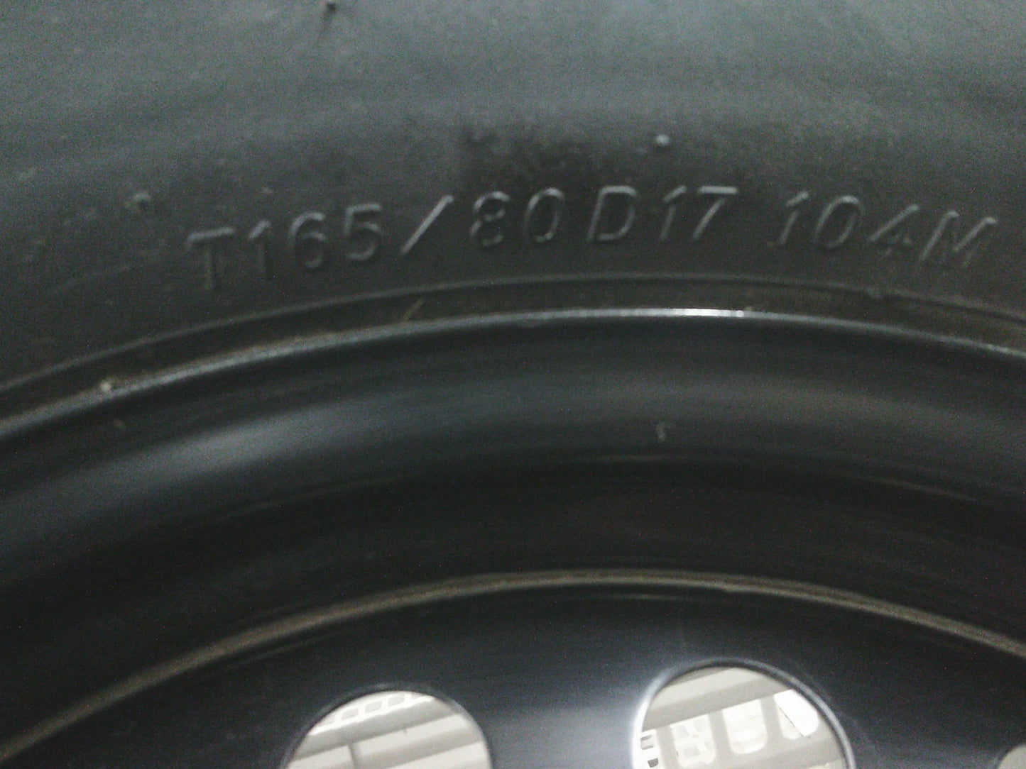 Space Saver Rim And Tyre 165/80R17 New Part