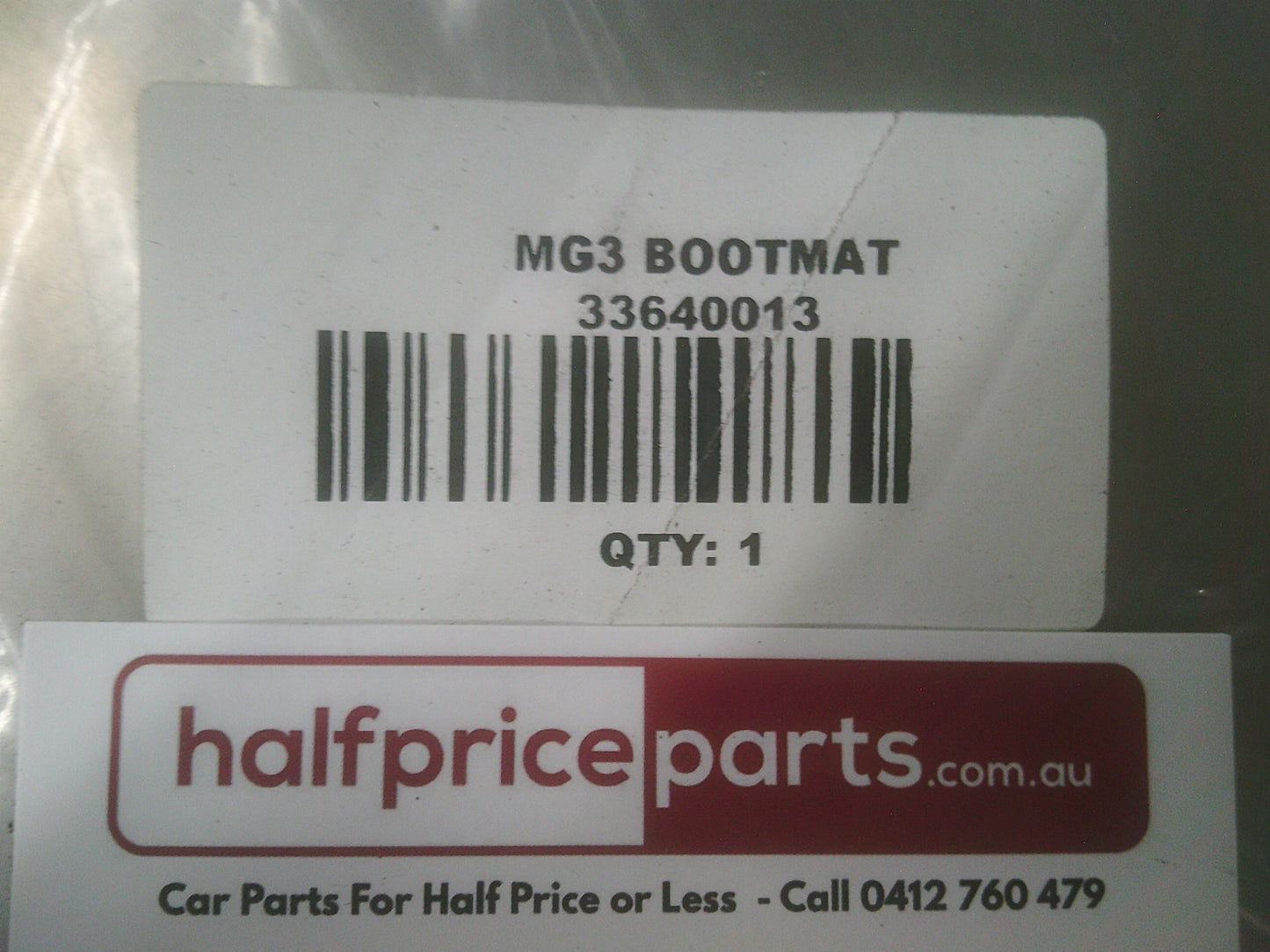 MG MG3 Genuine Boot Cargo Mat  New Part