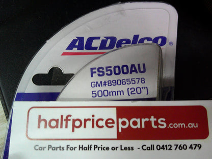 ACDelco Genuine 500mm/20" Left Hand (Passenger) Windscreen Wiper Suits Alfa Romeo/Audi/BMW/Chevrolet/Chysler/Fiat/Citroen/Ford/Holden/Hyundai/Jaguar/Jeep/Kia/Landrover/Lexus/Mahindra//Mazda/MG/Mini/Mitsubishi/Nissan/Peugeot/Porsche/Range Rover New Part