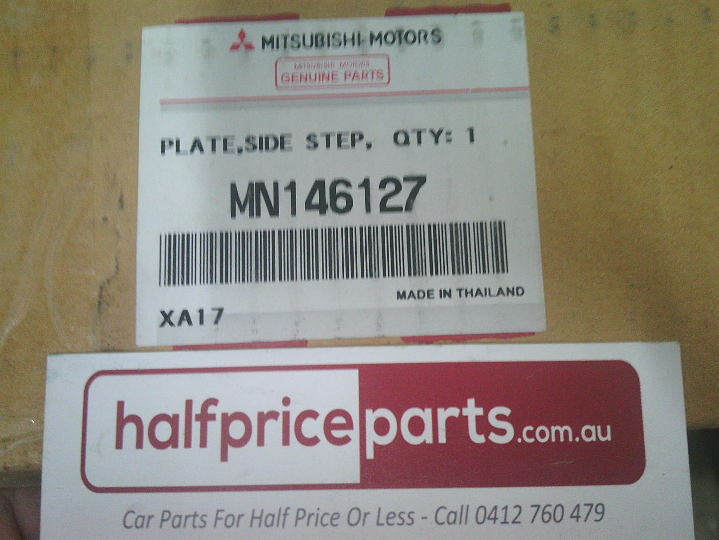 Mitsubishi Triton ML Genuine Left Hand Dual Cab Side Step Plate Only (189cm) New Part