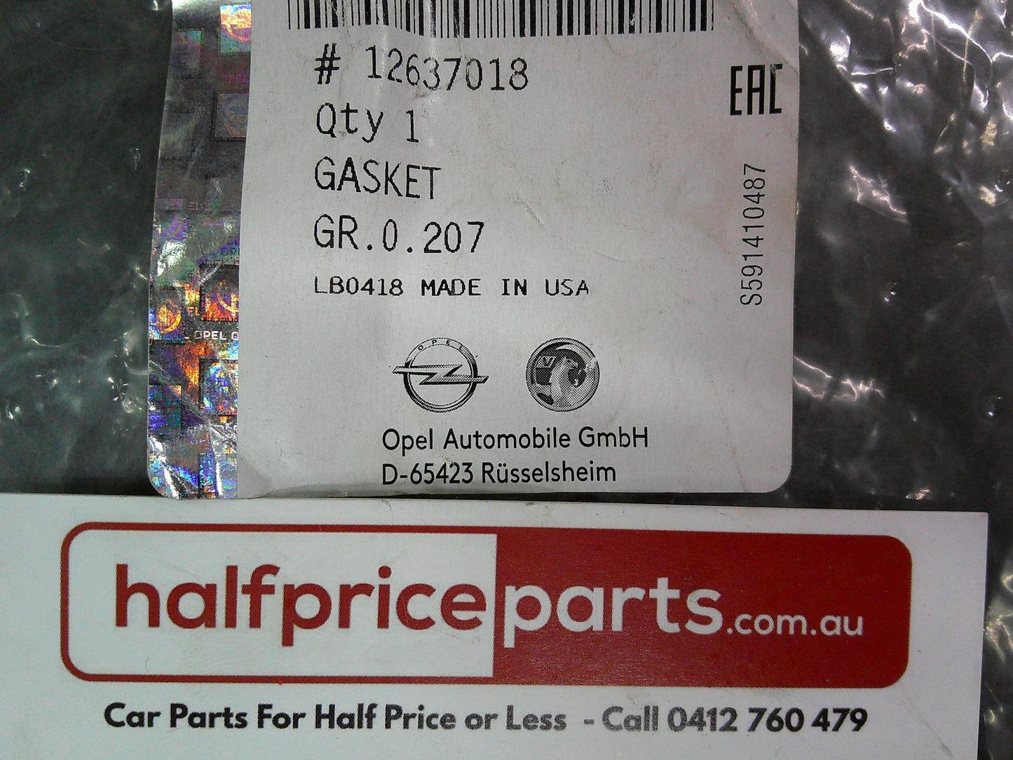 Holden Astra Genuine Manifold Gasket New Part