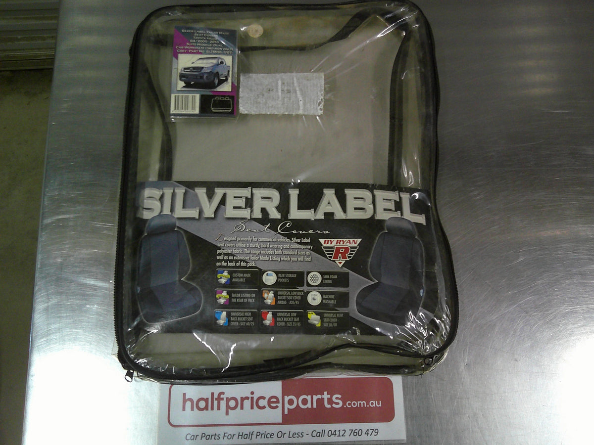 SilverLabel Rear Seat Cover Bench Seat Suits Toyota Hilux Workmate New Part