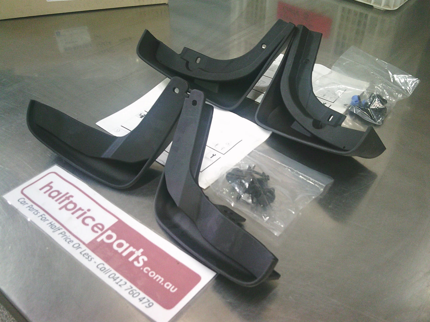 Holden JH Cruze Sedan/Hatch Genuine Front And Rear Mud Flap Set With Fitting Kit New Part