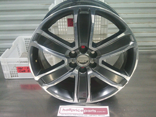 Holden Acadia Alloy Rim 20x8J (Suits Repair And Paint) (Black And Gray) Used Part