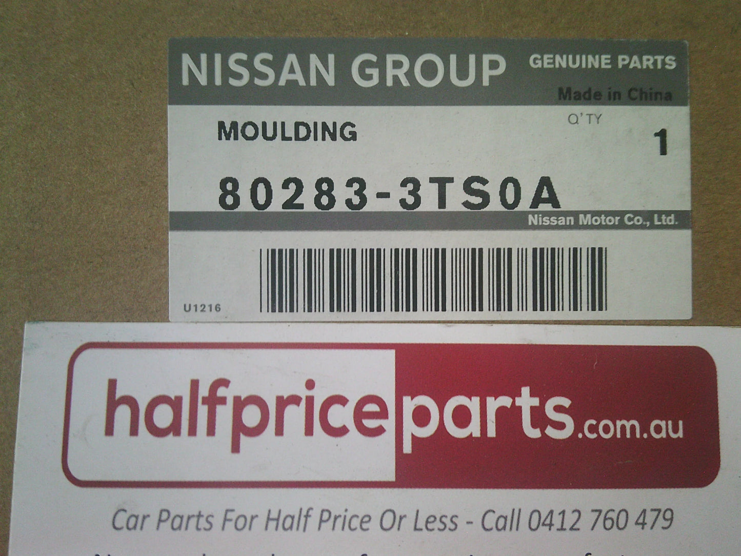 Nissan Altima SR Genuine Left Hand Front Door Moulding Chrome New Part