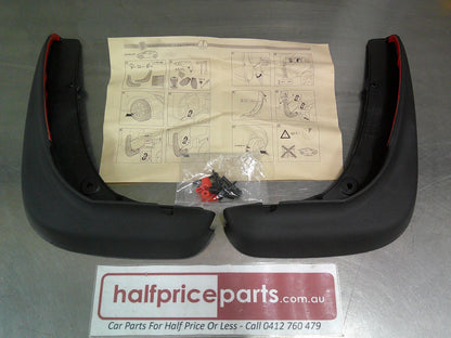 Holden PJ Astra Genuine Front Mud Flap Set With Fitting Kit New Part