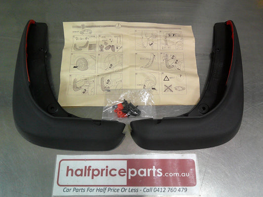 Holden PJ Astra Genuine Front Mud Flap Set With Fitting Kit New Part