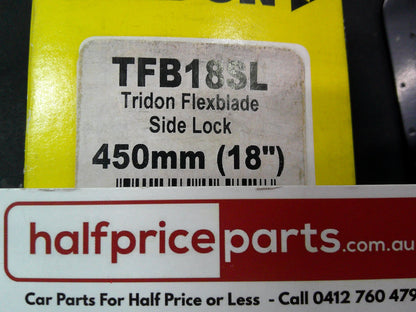 Tridon Flex Blade Window Wiper 450mm/18" Suits Alfa Romeo/BMW/Citroen/Holden/HSV New Part