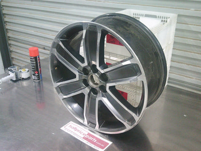Holden Acadia Alloy Rim 20x8J (Suits Repair And Paint) (Black And Gray) Used Part
