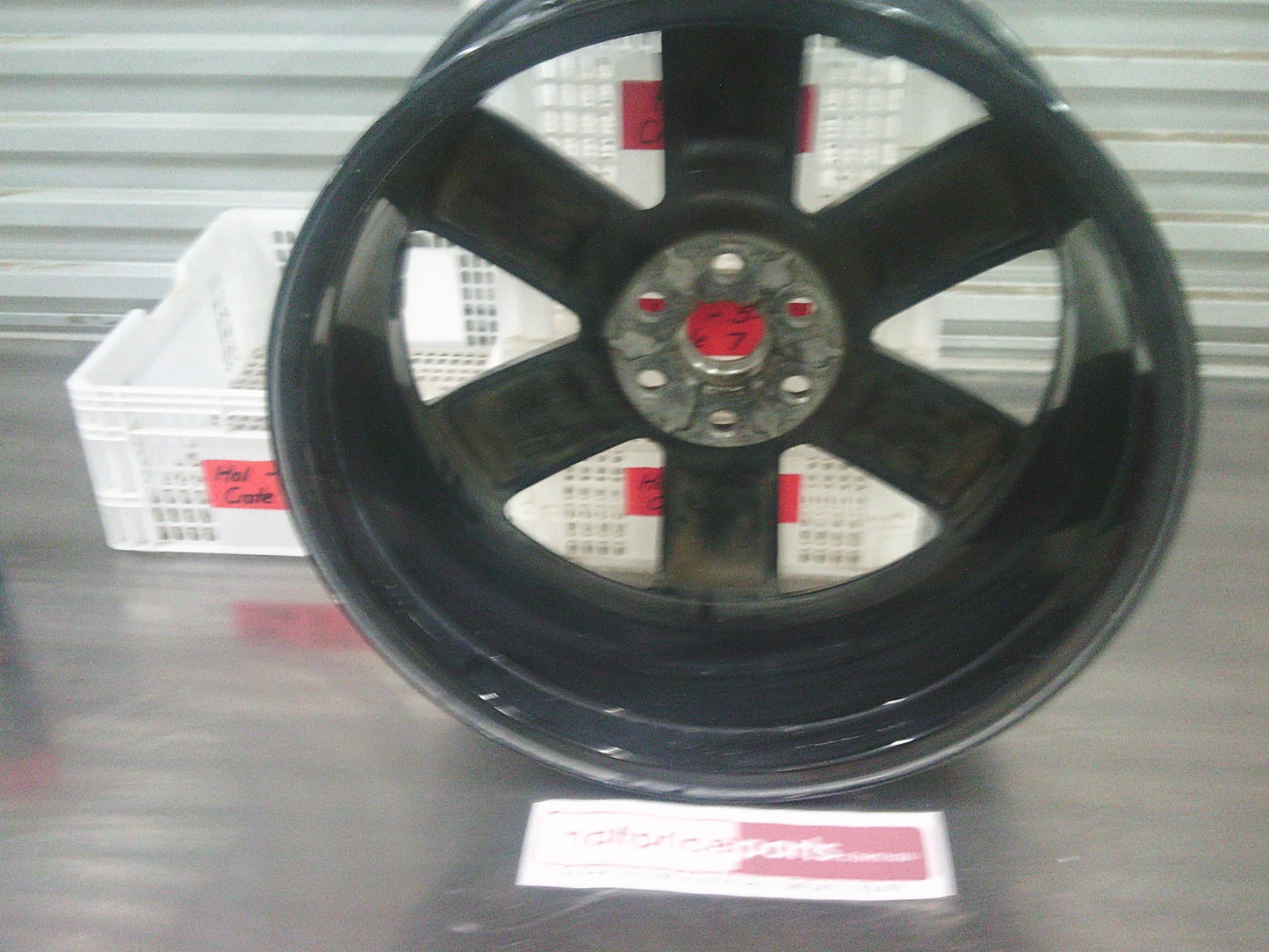 Holden Acadia Alloy Rim 20x8J (Suits Repair And Paint) (Black And Gray) Used Part