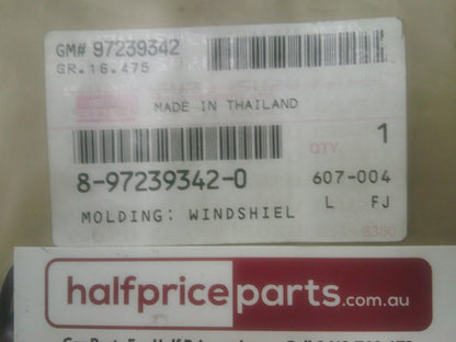 Holden RC Colorado/Isuzu D-Max Genuine Front Top Windscreen Moulding New Part