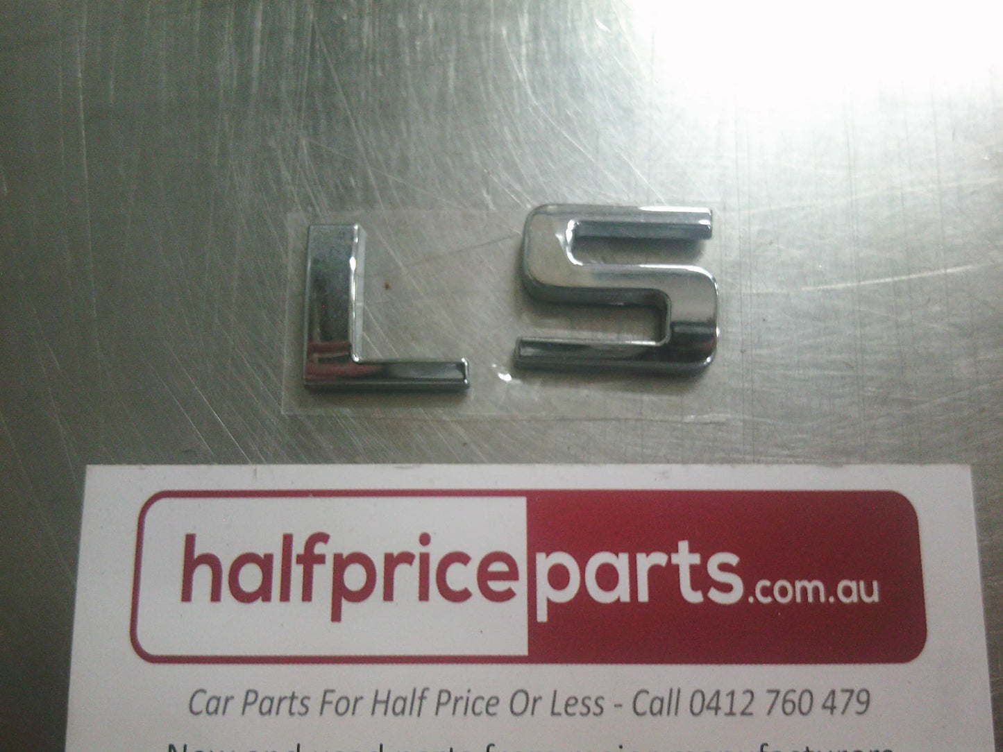 Holden TJ Trax Genuine 'LS' Chrome Tailgate Badge - New Part