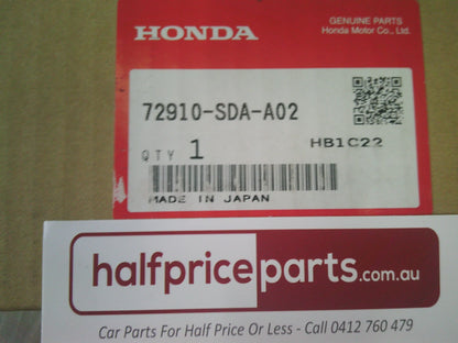 Honda Accord Genuine Right Hand Rear Door Weather Strip Moulding New Part