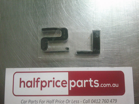 Holden TJ Trax Genuine 'LS' Chrome Tailgate Badge - New Part