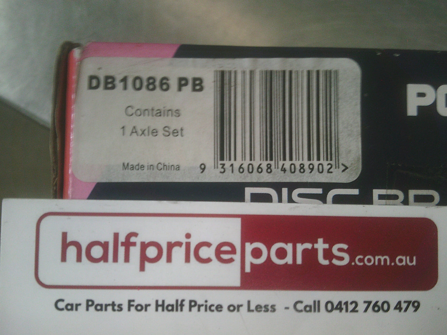 Powabrake Genuine Rear Brake Pads Suitable for Holden/Ford/HSV New Part