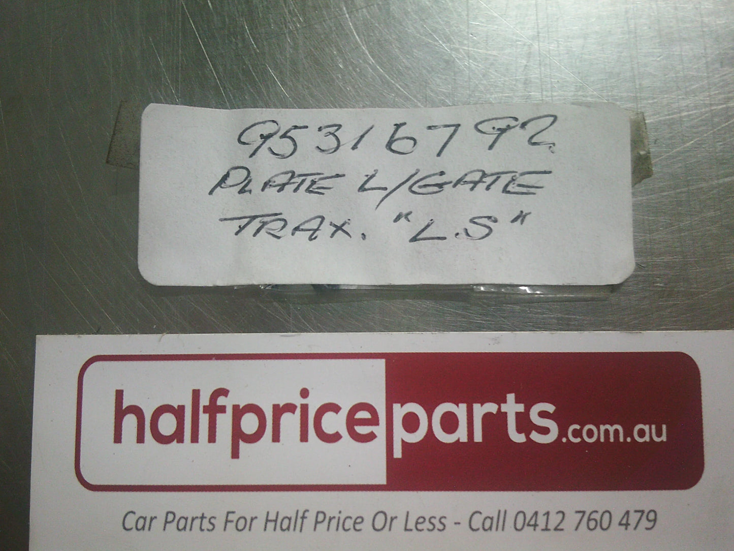 Holden TJ Trax Genuine 'LS' Chrome Tailgate Badge - New Part