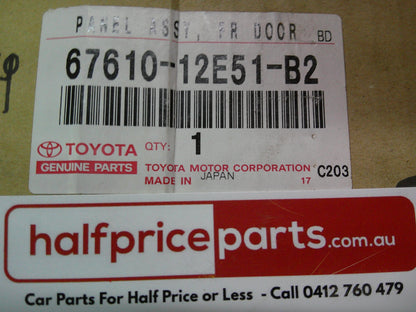 Toyota Corolla ZRE152 Genuine Right Hand Front Door Trim (Gray Trim) New Part