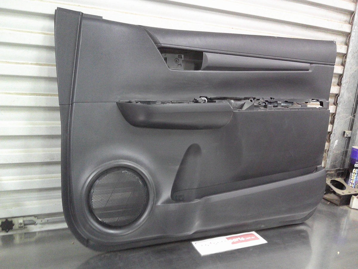 Toyota Hilux Genuine Right Hand Front Door Trim Card (Black) New Part.