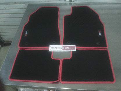 MG MG3 Genuine Red/Black Carpet Floor Mats New Part