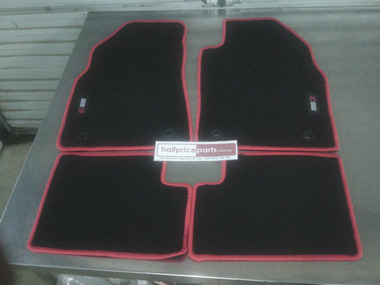 MG MG3 Genuine Red/Black Carpet Floor Mats New Part