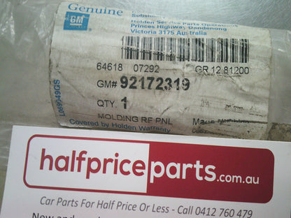 Holden Commodore HSV/VE/VF/GTS/Clubsport Genuine Left And Right Hand Door Roof Moulding New Part