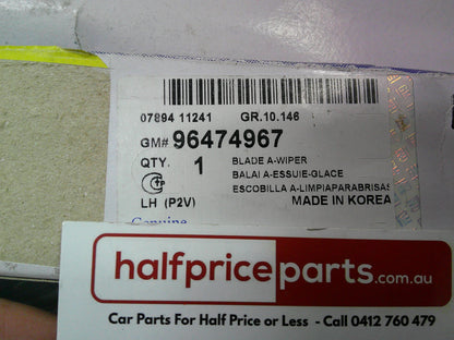 Holden EP Epica Genuine Left Hand (Passenger) Front Wiper Blade New Part