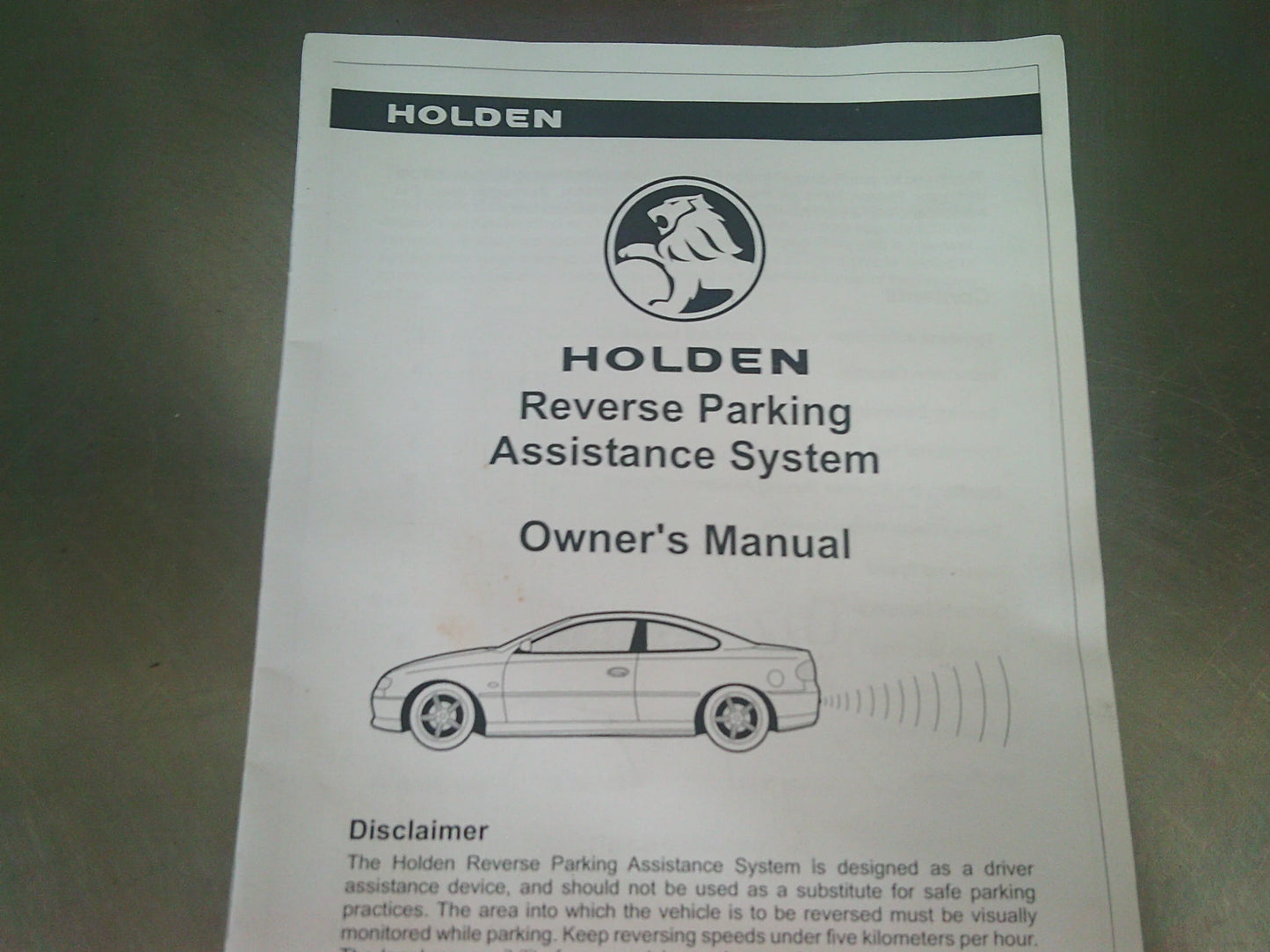 Holden HSV/GTS/SS/SSV/SV6 VE Commodore Genuine 4 Head Rear Reverse Parking Assist Kit New Part