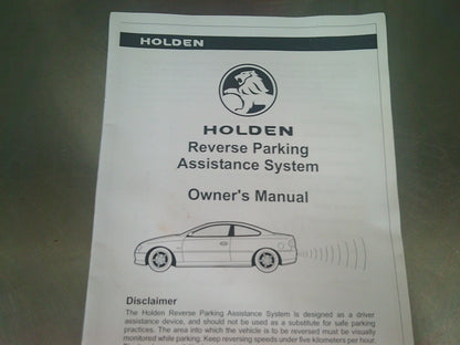 Holden HSV/GTS/SS/SSV/SV6 VE Commodore Genuine 4 Head Rear Reverse Parking Assist Kit New Part
