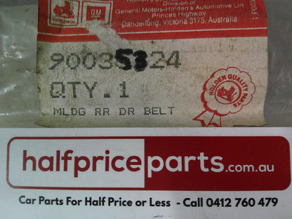 Holden JB/JD Camira Genuine Right Hand Rear Door Chrome Outer Moulding New Part