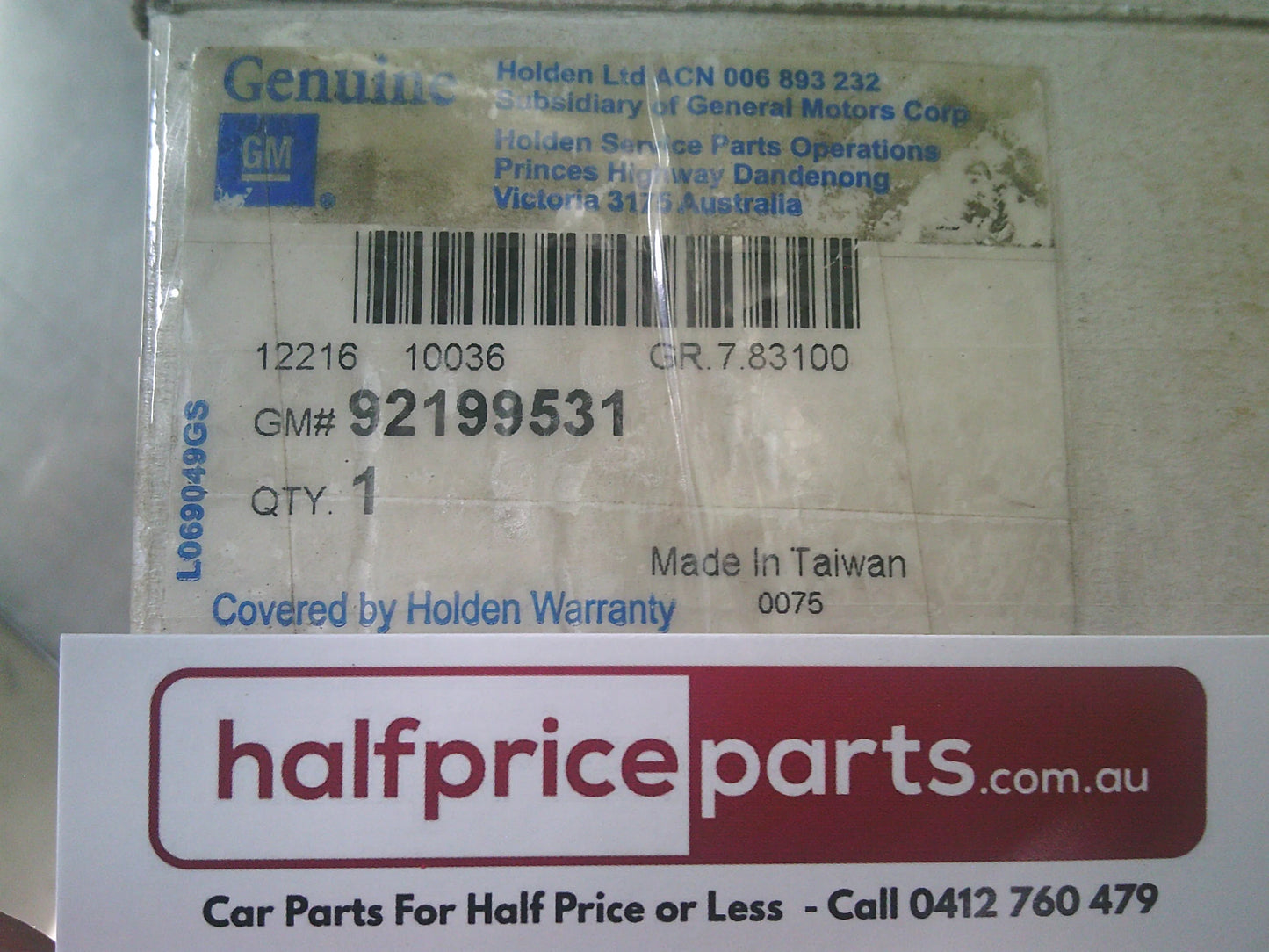 Holden HSV/GTS/SS/SSV/SV6 VE Commodore Genuine 4 Head Rear Reverse Parking Assist Kit New Part