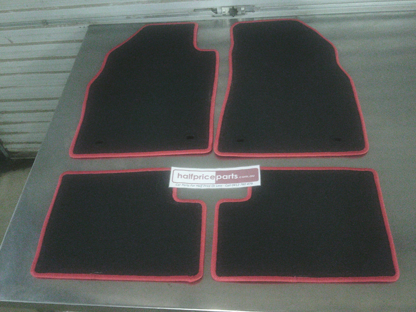 MG MG3 Genuine Red/Black Carpet Floor Mats New Part