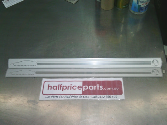 Holden VF Commodore/WN Statesman Genuine Front (Enhanced) Replacement Sill Plates (PAIR) New Part